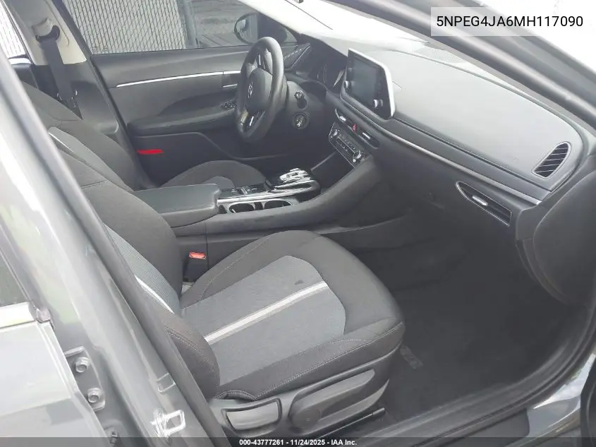 5NPEG4JA6MH117090 2021 Hyundai Sonata Se