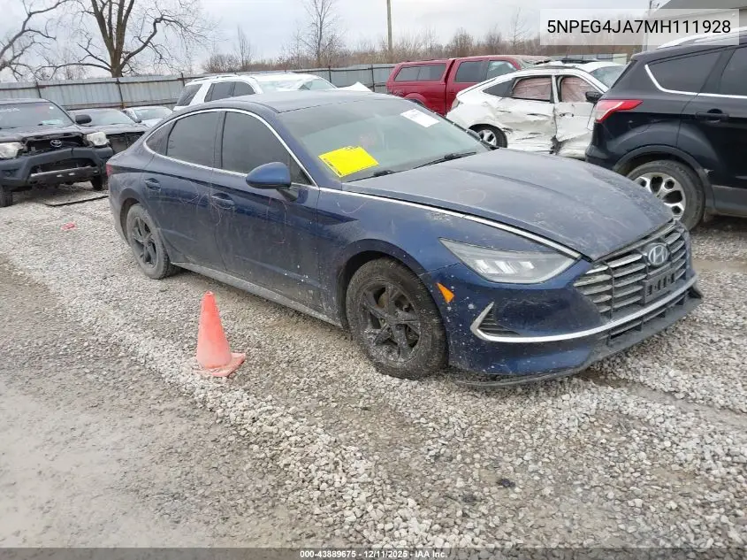 5NPEG4JA7MH111928 2021 Hyundai Sonata Se