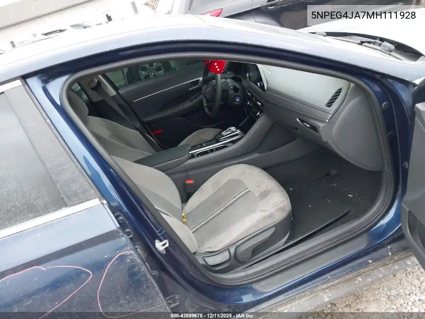 5NPEG4JA7MH111928 2021 Hyundai Sonata Se