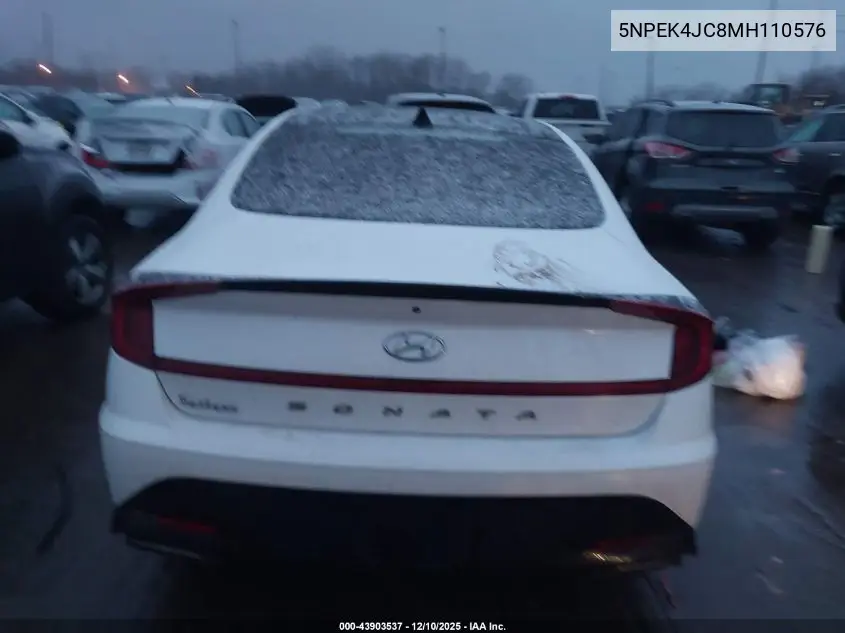 5NPEK4JC8MH110576 2021 Hyundai Sonata N Line