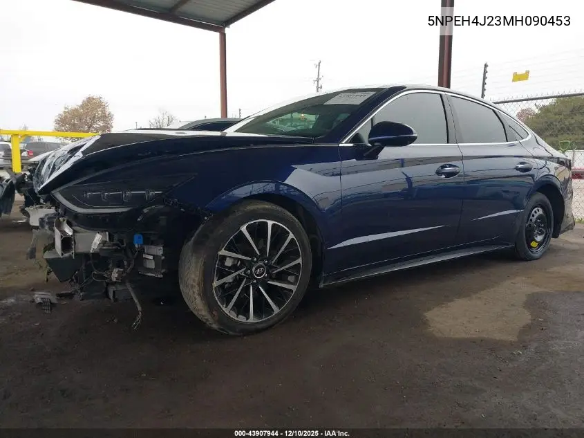 5NPEH4J23MH090453 2021 Hyundai Sonata Limited