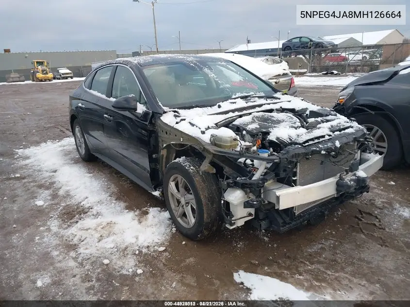 5NPEG4JA8MH126664 2021 Hyundai Sonata Se