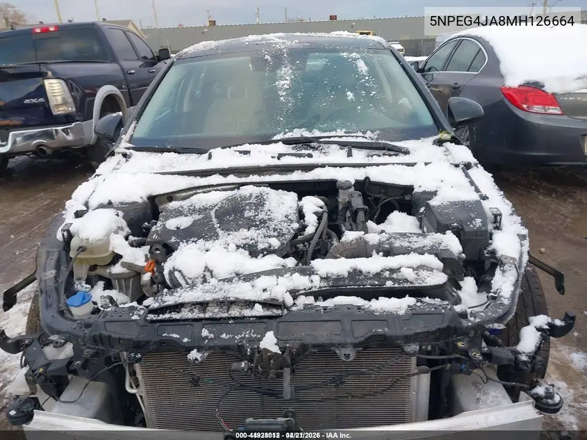 5NPEG4JA8MH126664 2021 Hyundai Sonata Se