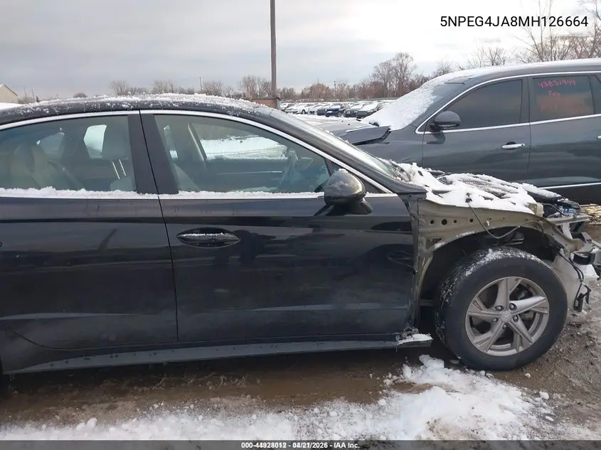 5NPEG4JA8MH126664 2021 Hyundai Sonata Se