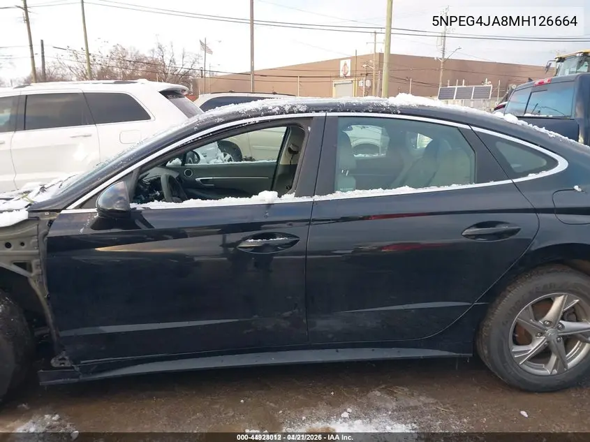 5NPEG4JA8MH126664 2021 Hyundai Sonata Se