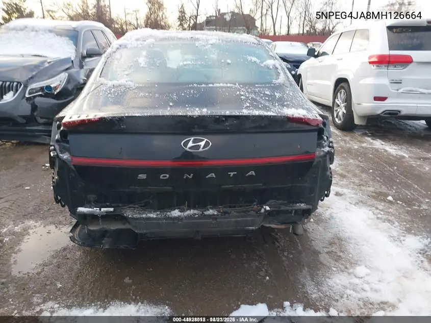 5NPEG4JA8MH126664 2021 Hyundai Sonata Se