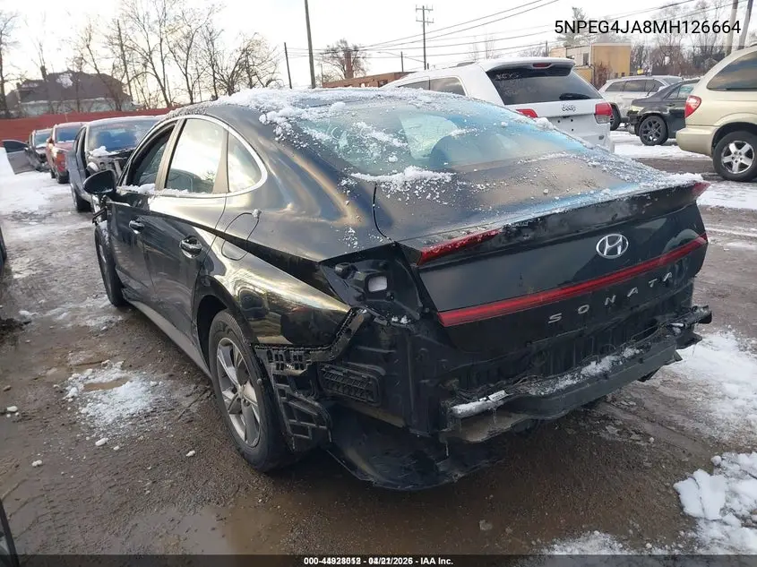 5NPEG4JA8MH126664 2021 Hyundai Sonata Se