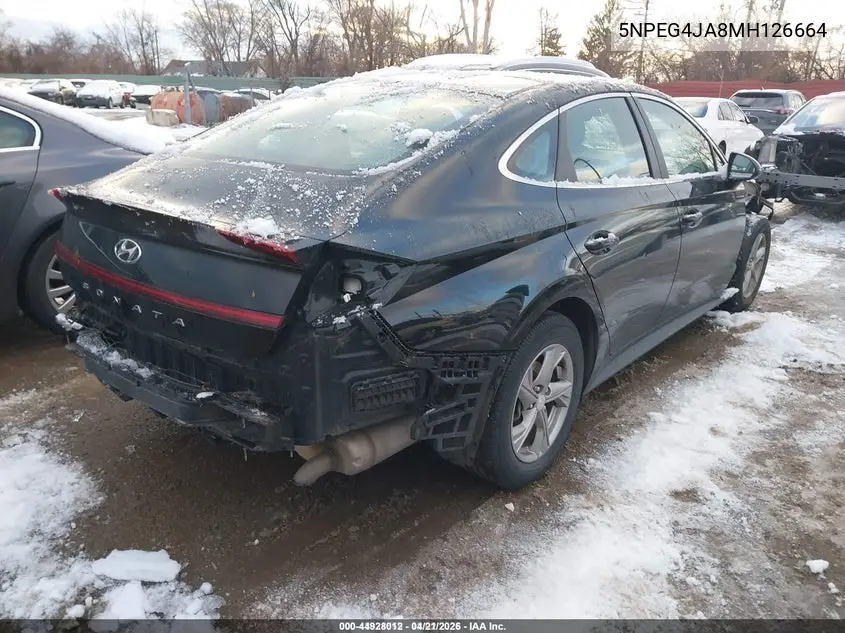 5NPEG4JA8MH126664 2021 Hyundai Sonata Se