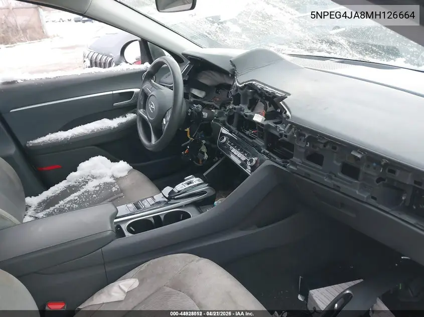 5NPEG4JA8MH126664 2021 Hyundai Sonata Se