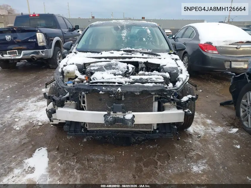 5NPEG4JA8MH126664 2021 Hyundai Sonata Se