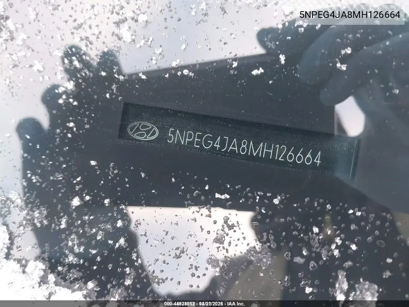5NPEG4JA8MH126664 2021 Hyundai Sonata Se