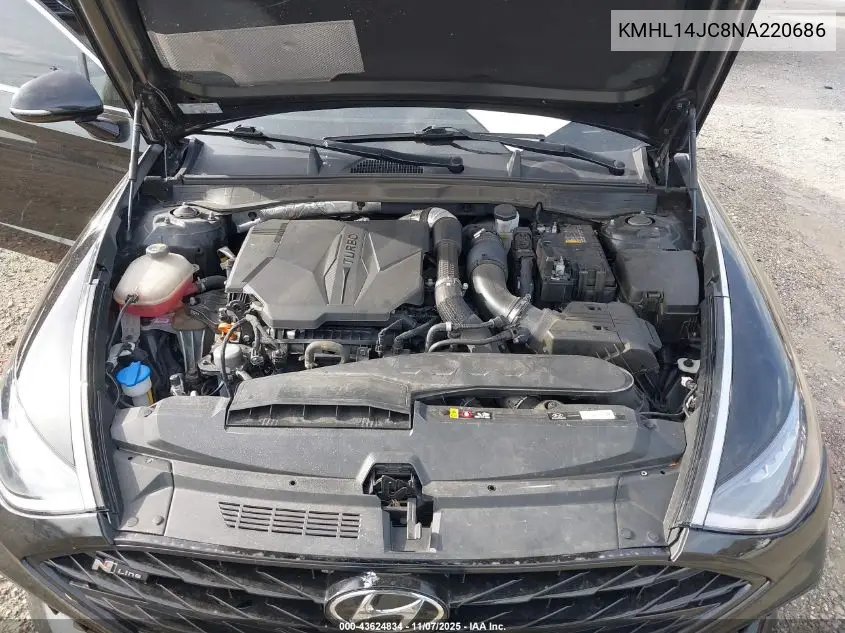 KMHL14JC8NA220686 2022 Hyundai Sonata N Line