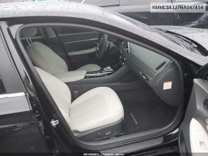 KMHL34JJ7NA047414 2022 Hyundai Sonata Hybrid Sel