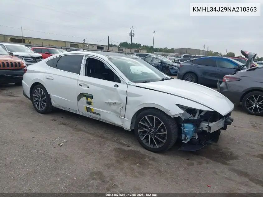 KMHL34J29NA210363 2022 Hyundai Sonata Limited