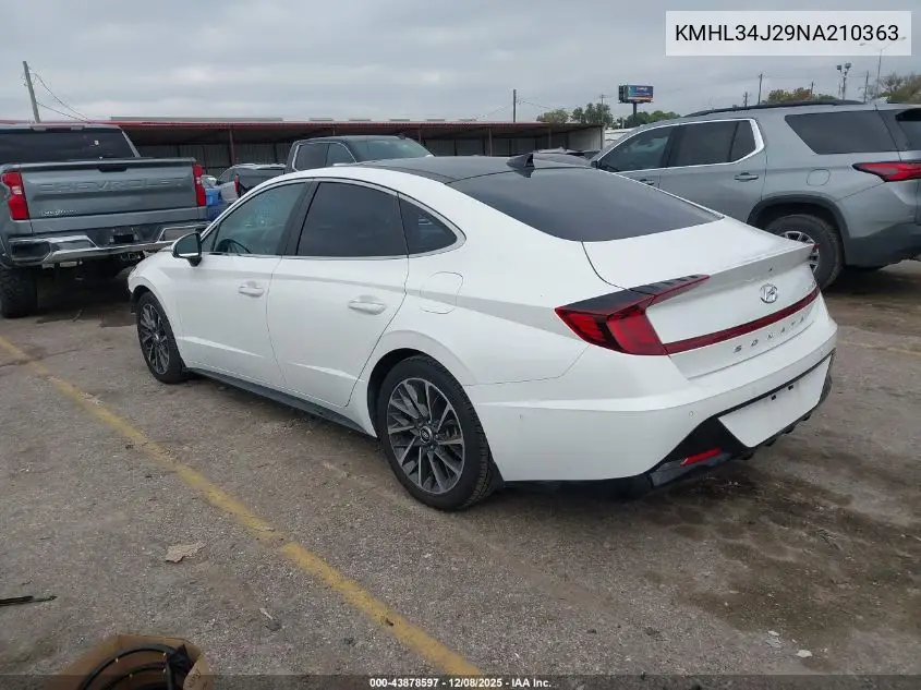 KMHL34J29NA210363 2022 Hyundai Sonata Limited