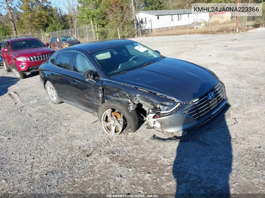 KMHL24JA0NA223366 2022 Hyundai Sonata Se