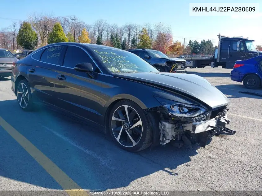 KMHL44J22PA280609 2023 Hyundai Sonata Sel Plus