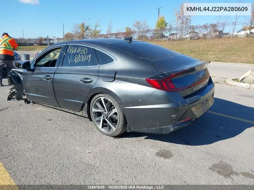 KMHL44J22PA280609 2023 Hyundai Sonata Sel Plus
