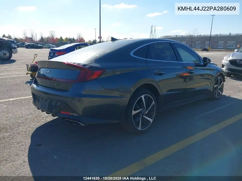 KMHL44J22PA280609 2023 Hyundai Sonata Sel Plus