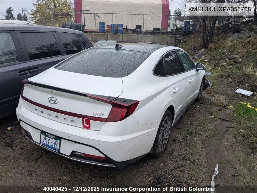 KMHL34JJXPA056708 2023 Hyundai Sonata Hybrid/Sel