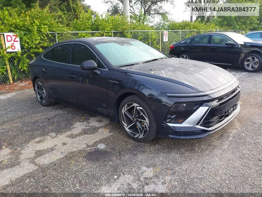 KMHL14JA8RA384377 2024 Hyundai Sonata Sel