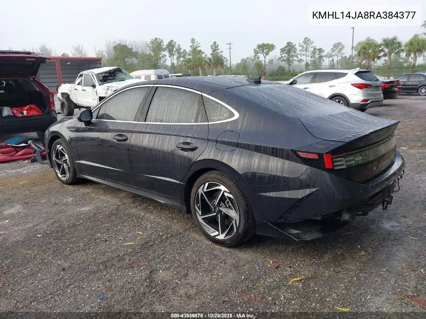 KMHL14JA8RA384377 2024 Hyundai Sonata Sel