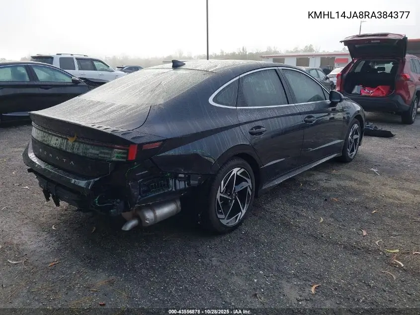 KMHL14JA8RA384377 2024 Hyundai Sonata Sel