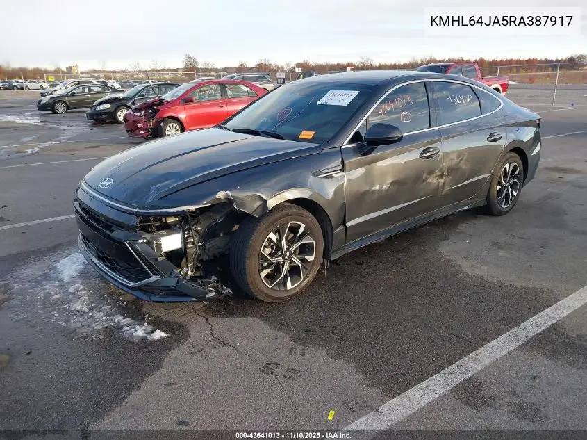 KMHL64JA5RA387917 2024 Hyundai Sonata Sel