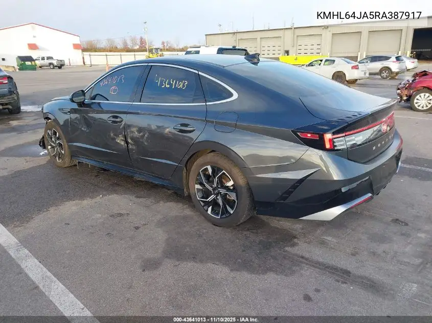 KMHL64JA5RA387917 2024 Hyundai Sonata Sel