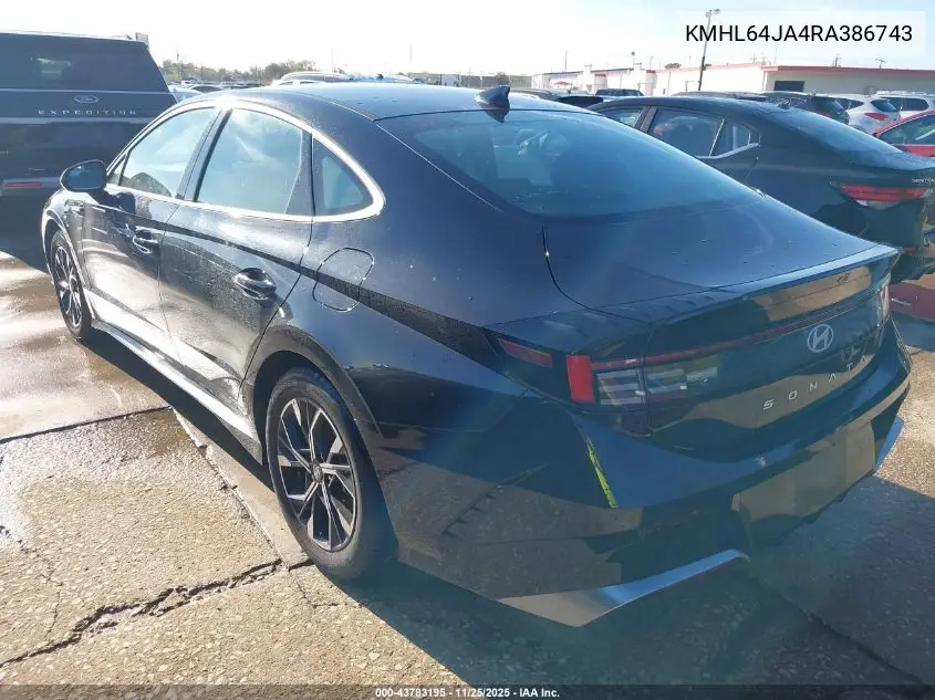 KMHL64JA4RA386743 2024 Hyundai Sonata Sel