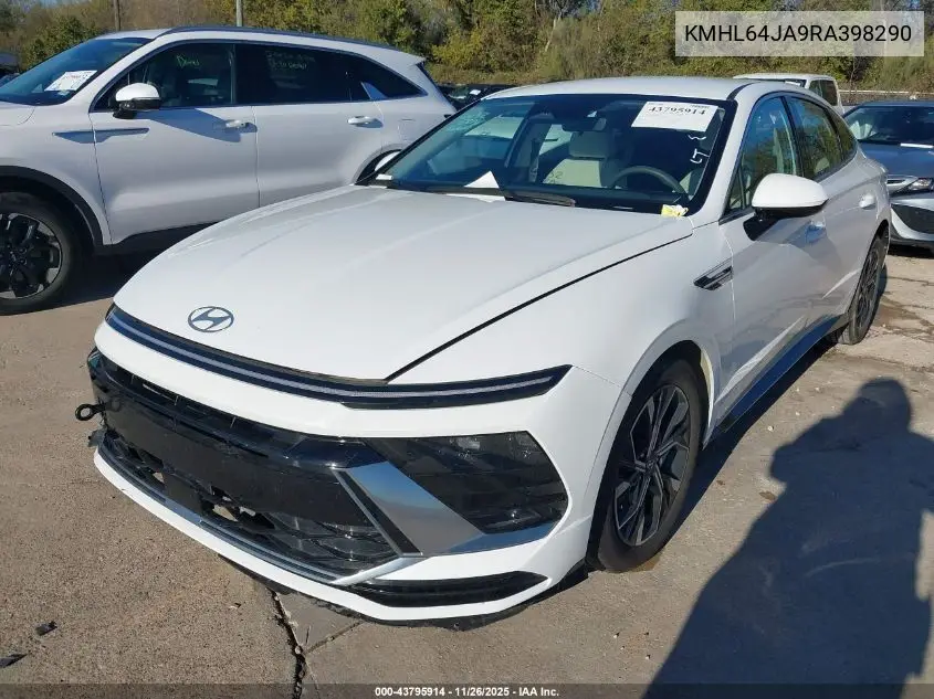 KMHL64JA9RA398290 2024 Hyundai Sonata Sel