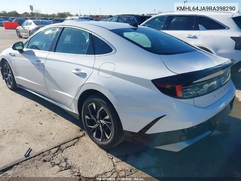 KMHL64JA9RA398290 2024 Hyundai Sonata Sel