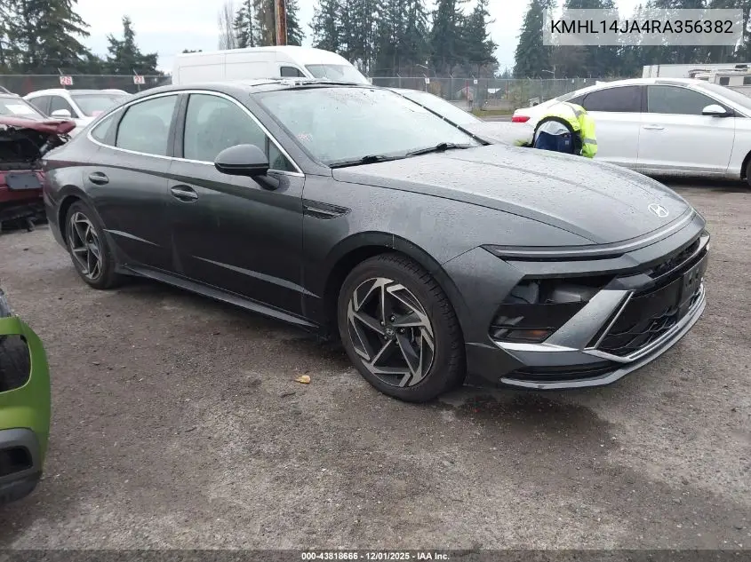 KMHL14JA4RA356382 2024 Hyundai Sonata Sel