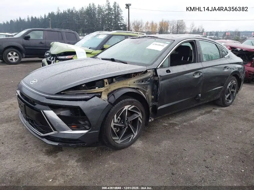 KMHL14JA4RA356382 2024 Hyundai Sonata Sel