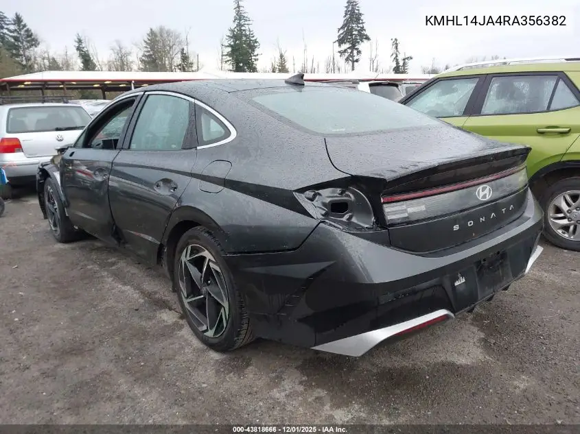 KMHL14JA4RA356382 2024 Hyundai Sonata Sel