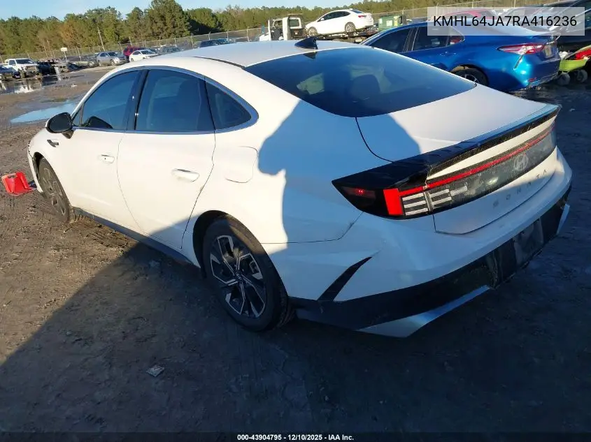 KMHL64JA7RA416236 2024 Hyundai Sonata Sel
