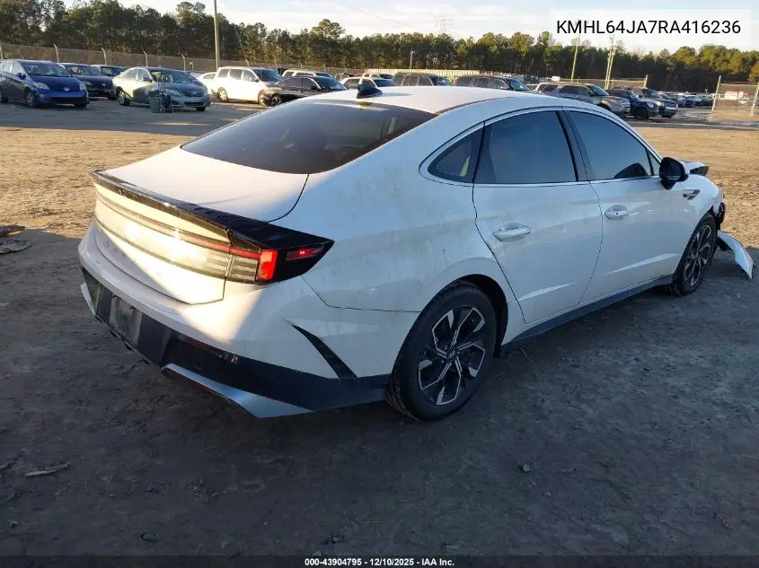 KMHL64JA7RA416236 2024 Hyundai Sonata Sel
