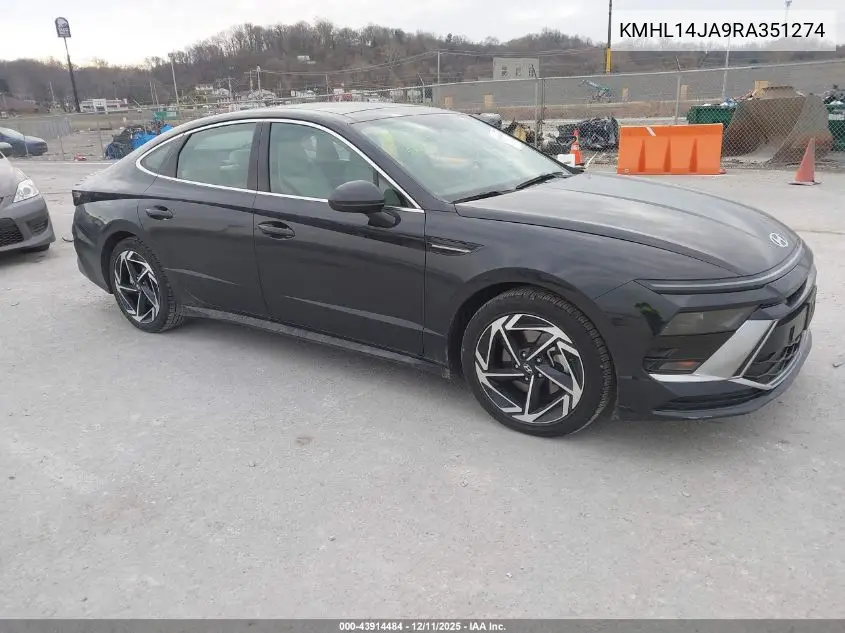 KMHL14JA9RA351274 2024 Hyundai Sonata Sel