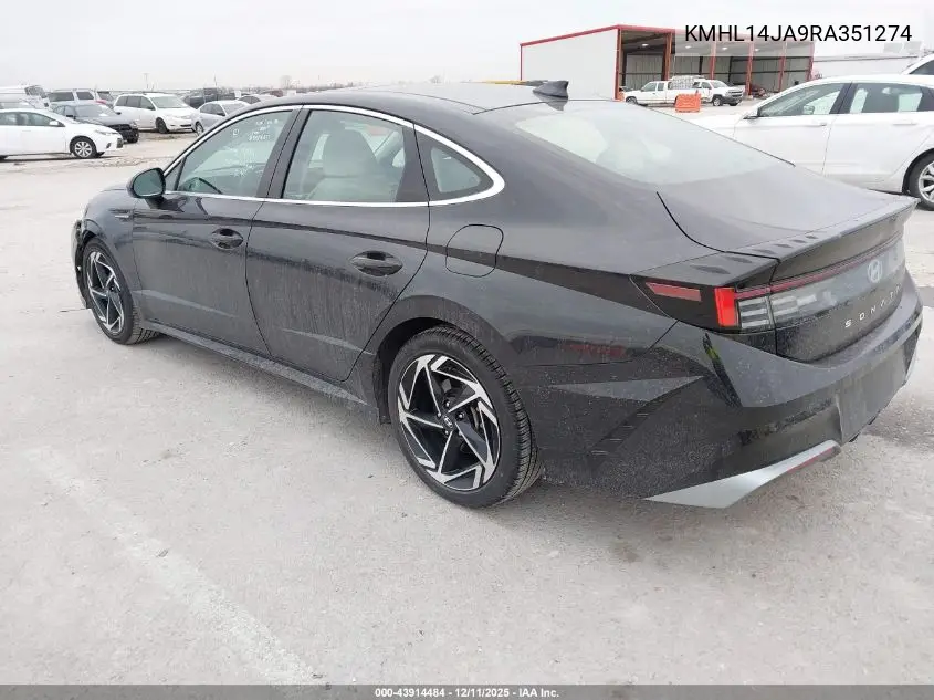 KMHL14JA9RA351274 2024 Hyundai Sonata Sel