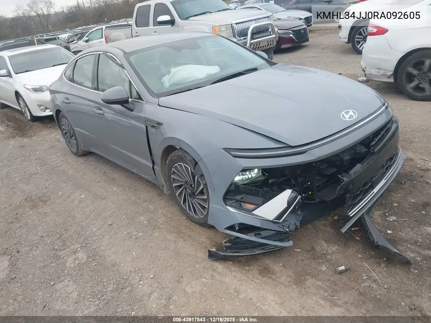 KMHL34JJ0RA092605 2024 Hyundai Sonata Hybrid Sel
