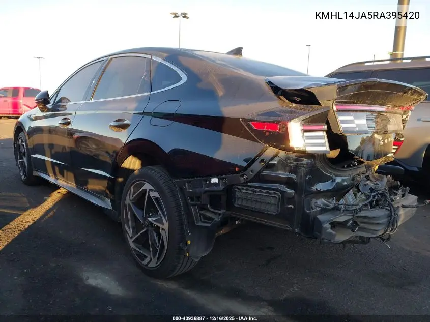 KMHL14JA5RA395420 2024 Hyundai Sonata Sel
