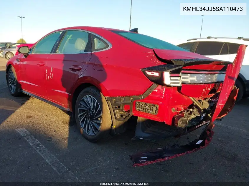 KMHL34JJ5SA110473 2025 Hyundai Sonata Hybrid Sel