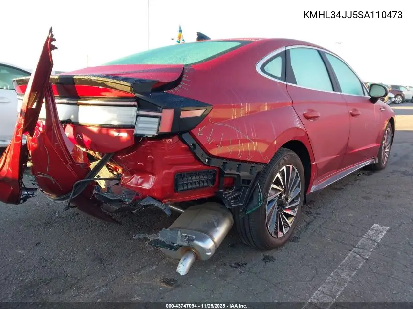 KMHL34JJ5SA110473 2025 Hyundai Sonata Hybrid Sel