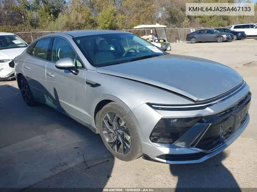 KMHL64JA2SA467133 2025 Hyundai Sonata Sel