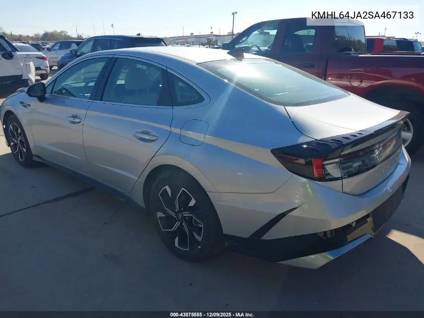 KMHL64JA2SA467133 2025 Hyundai Sonata Sel