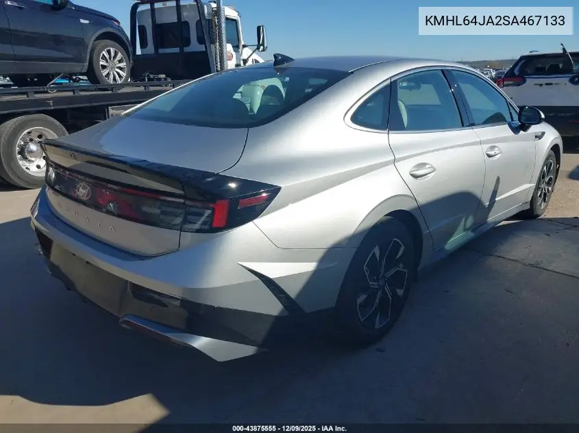 KMHL64JA2SA467133 2025 Hyundai Sonata Sel