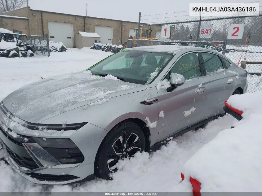 KMHL64JA0SA436186 2025 Hyundai Sonata Sel