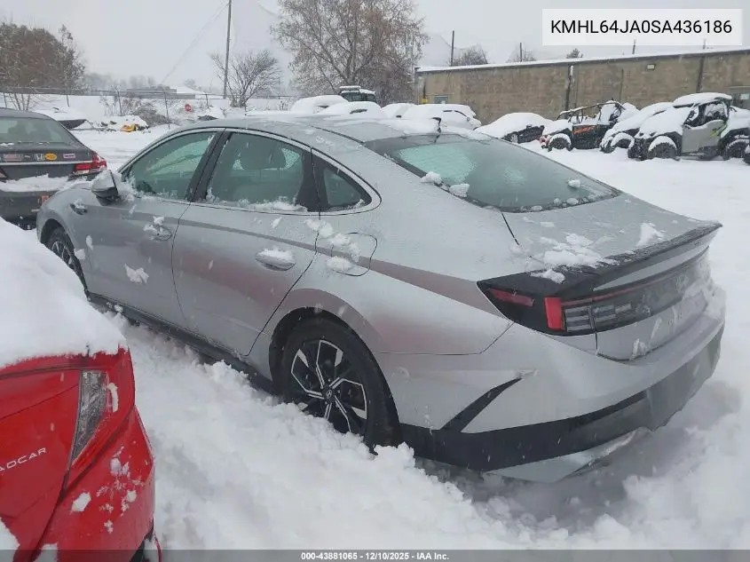 KMHL64JA0SA436186 2025 Hyundai Sonata Sel