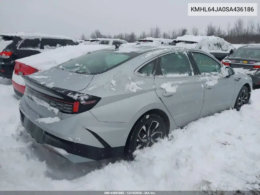 KMHL64JA0SA436186 2025 Hyundai Sonata Sel