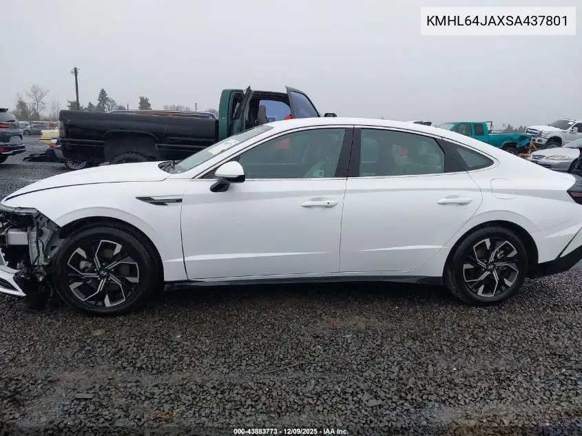 KMHL64JAXSA437801 2025 Hyundai Sonata Sel